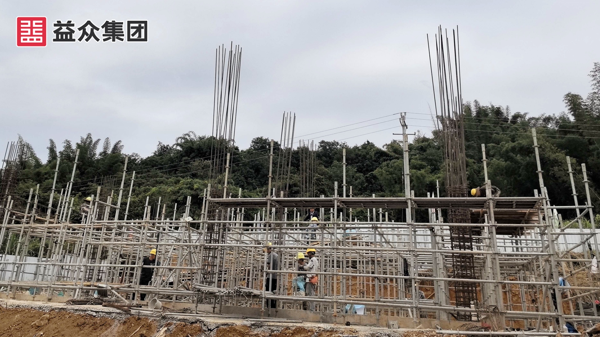 配電間、污泥脫水間支模架搭設(shè)_副本